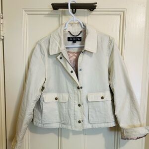 J. Crew Women's Off-White Utility Jacket